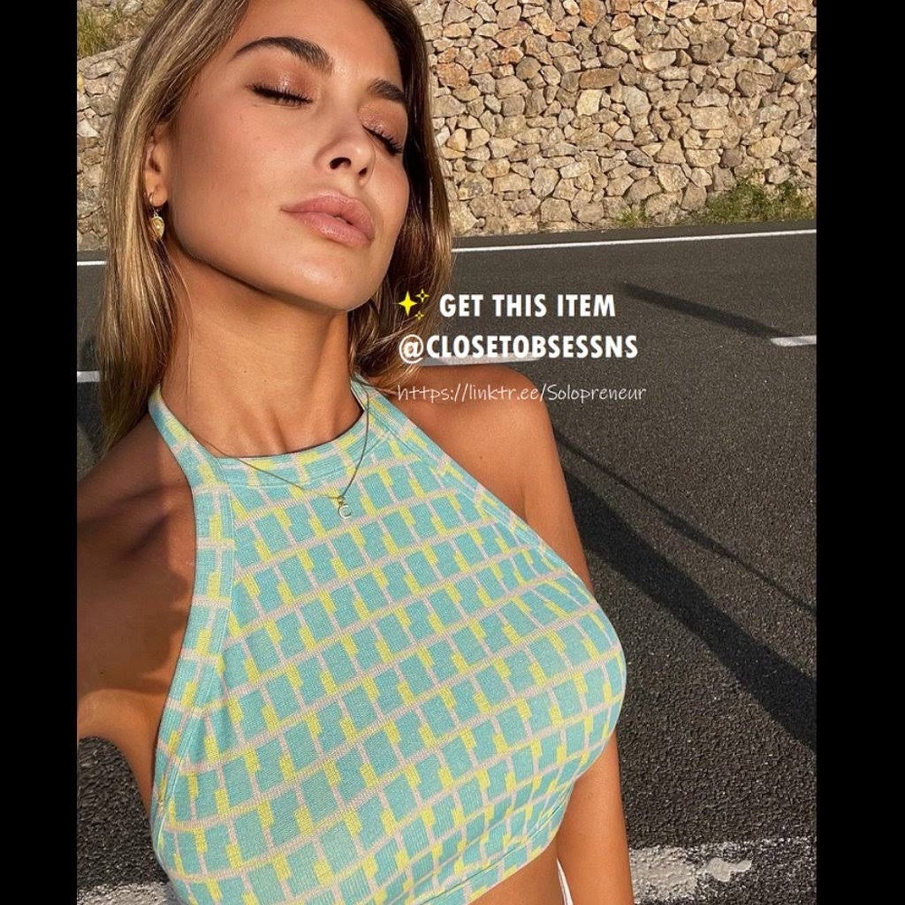 zara jacquard crop top printed